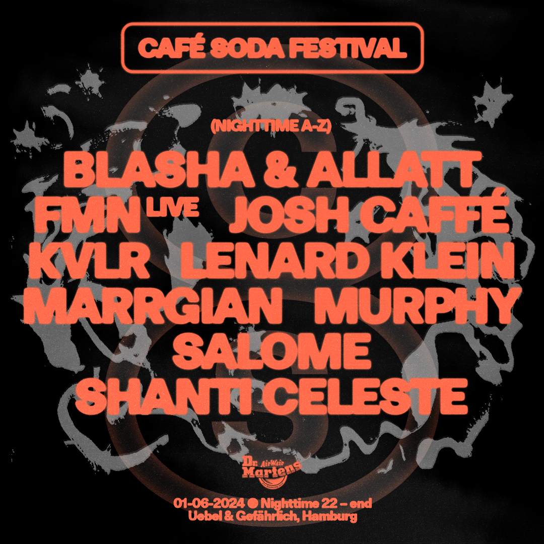 Café Soda Festival 2024 NIGHTTIME - フライヤー裏