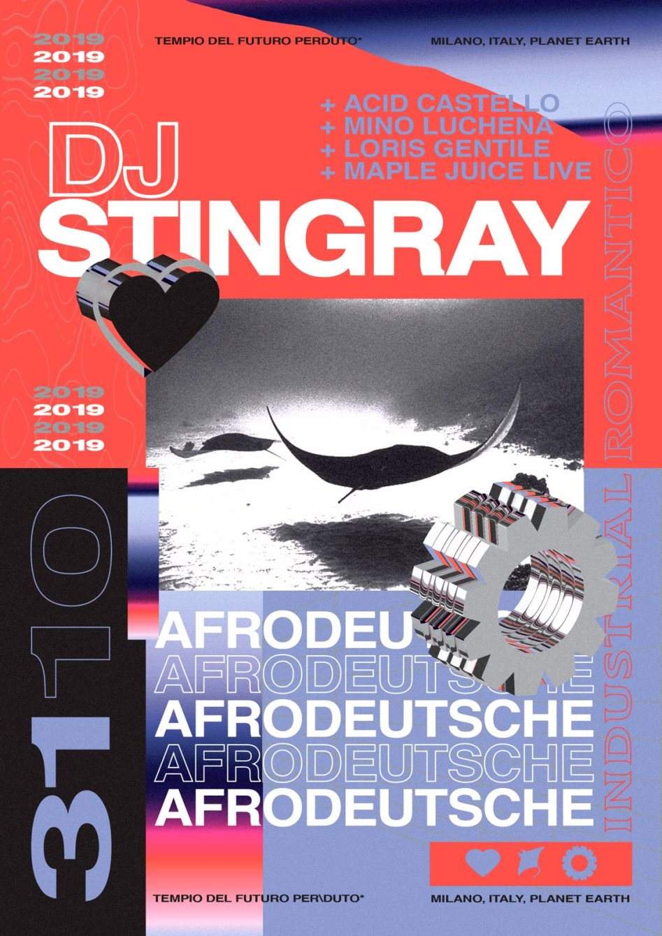 Halloween Romantico: DJ Stingray + Afrodeutsche + Industrial Romantico x TFP - Página frontal