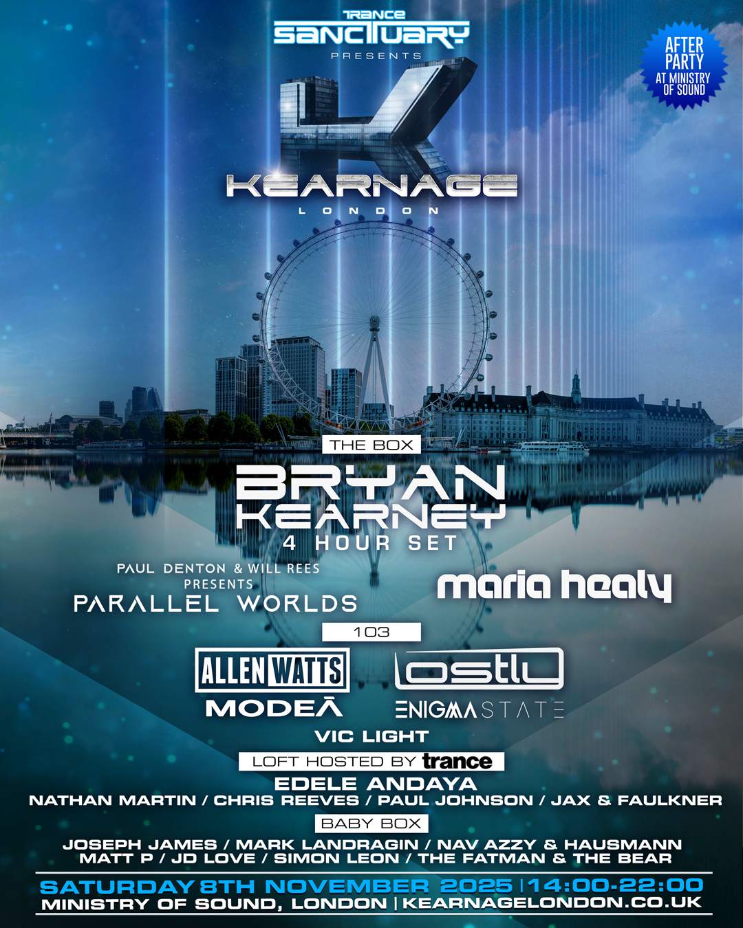 Trance Sanctuary presents Kearnage 2025 (Daytime + After Party) at