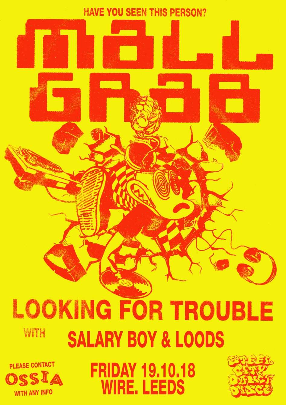 Mall Grab - Looking for Trouble Tour with Salary Boy & Loods - Sold Out - Página frontal