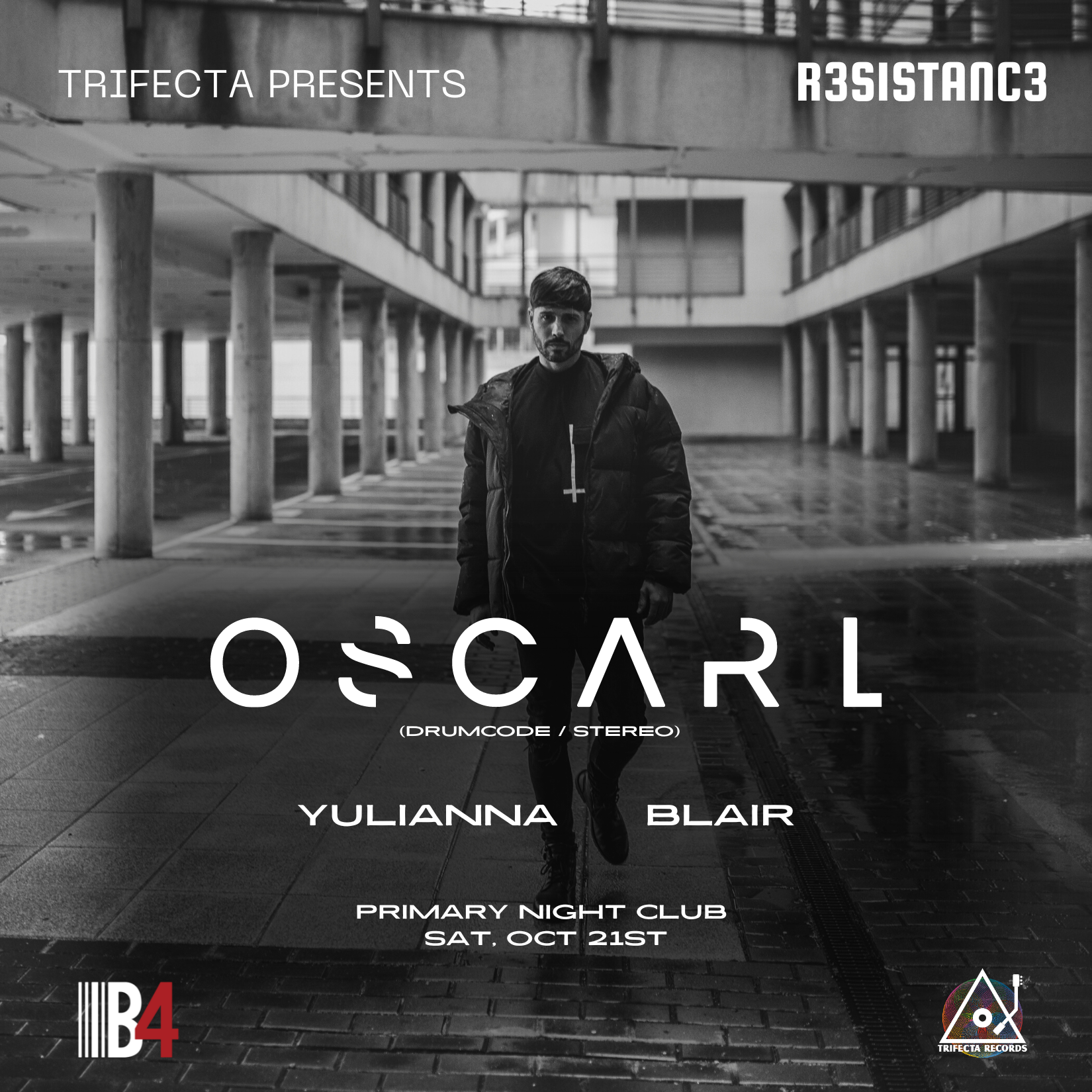 Trifecta Records presents: Oscar L - Página frontal