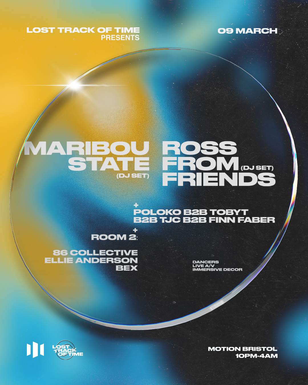 LTT presents: Maribou State & Ross From Friends - フライヤー裏