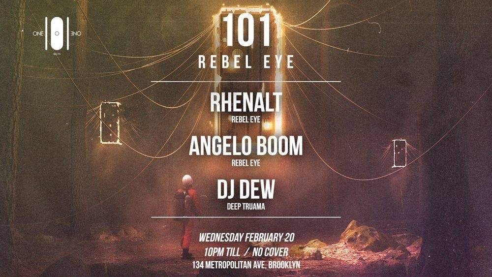 101 Rebel Eye - Rhenalt/ Angelo Boom/ DJ Dew - Página frontal