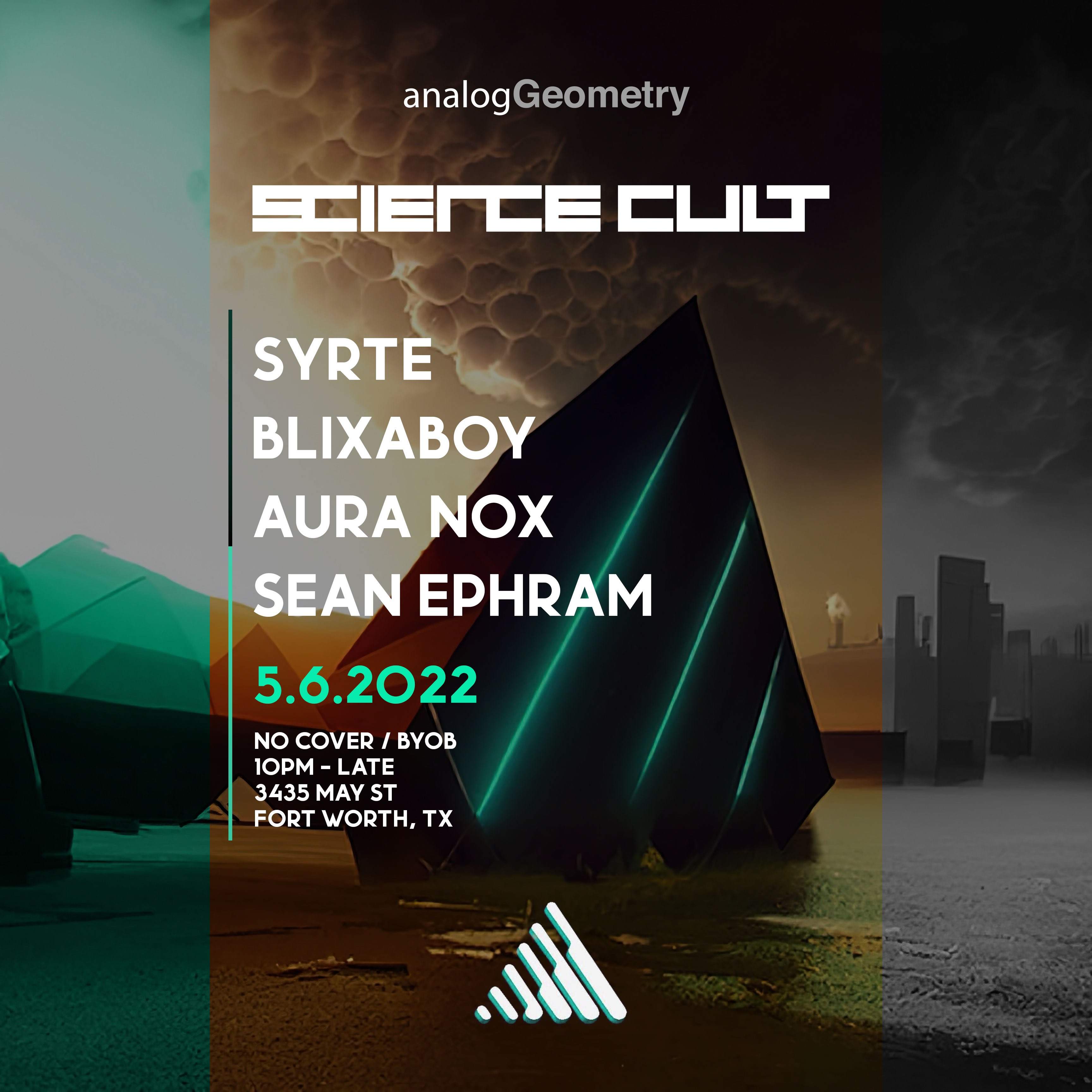 analogGeometry presents: Science Cult en The Funktion, Dallas/Fort Worth