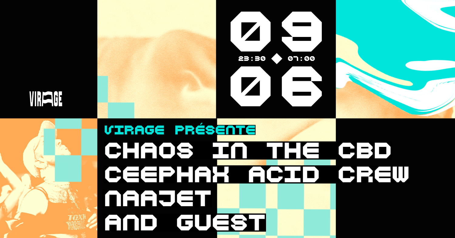 Virage Présente - Chaos In The CBD, Ceephax Acid Crew - Página frontal