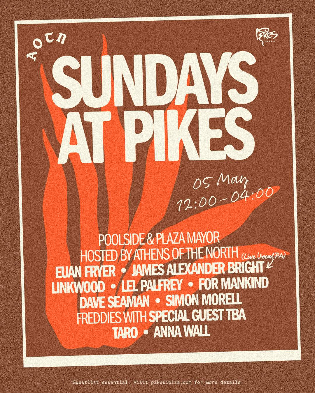Sundays at Pikes - Athens of the North / James Alexader Bright / Taro / Dave Seaman - Página frontal