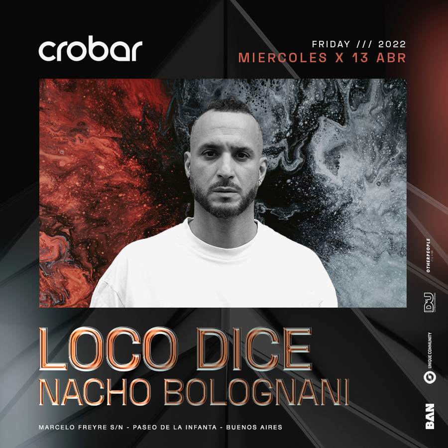 Loco Dice & Nacho Bolognani - フライヤー表