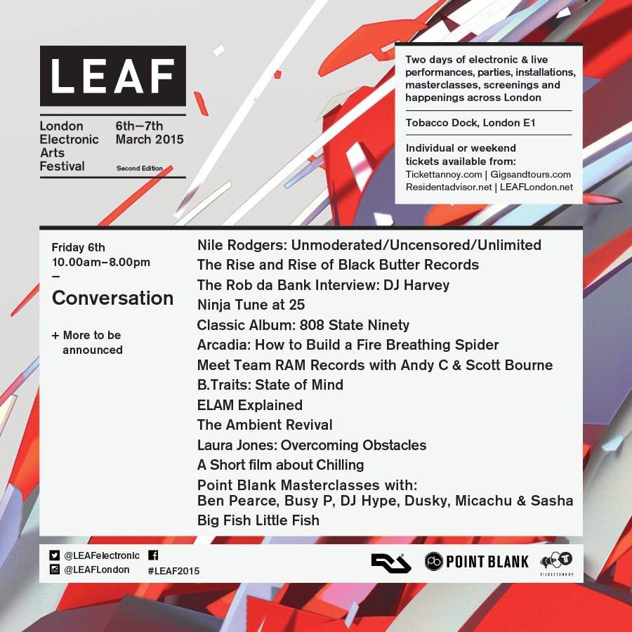 LEAF Conversations - フライヤー表
