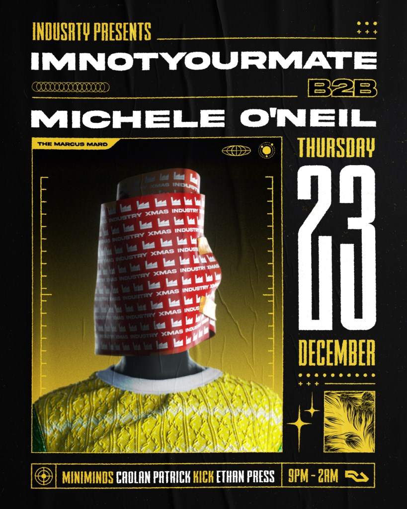 Industry presents IMNOTYOURMATE b2b Michele O'neil - Página frontal