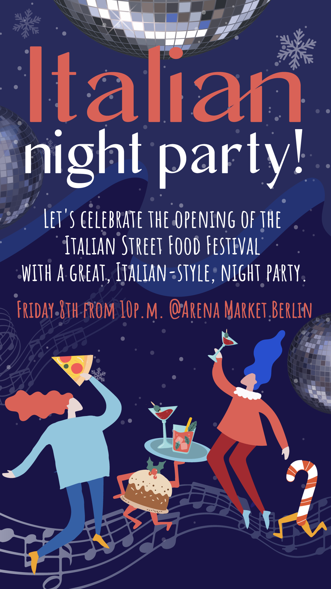 Italian Night Party - フライヤー表