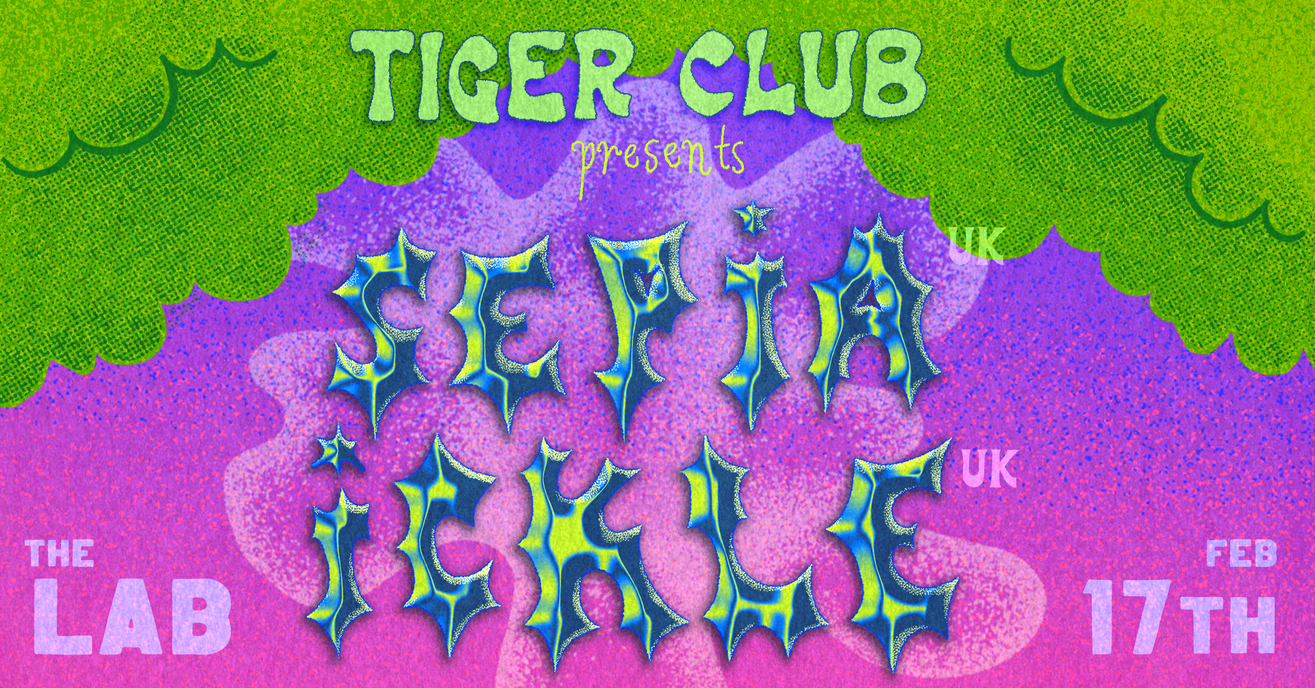 'DM for Address' #1: TIGER CLUB + The Lab, feat Sepia (UK), iCKLE (UK) + more - フライヤー表