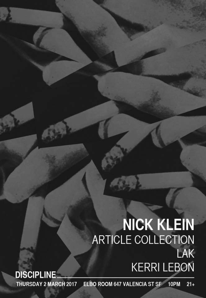 Discipline - Nick Klein, Article Collection, Lak & Kerri Lebon - Página frontal
