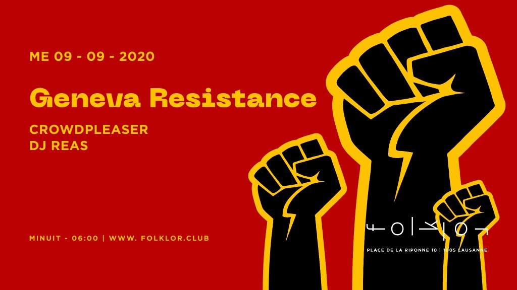 Geneva Resistance /// Crowdpleaser & DJ Reas - Página frontal