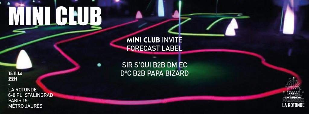 Mini-Club with Forecast Label - フライヤー表