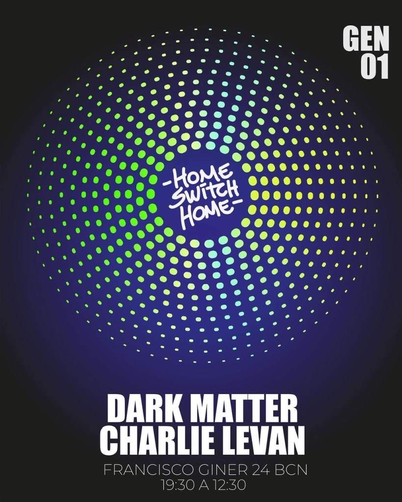 Dark Matter & Charlie Levan - フライヤー表