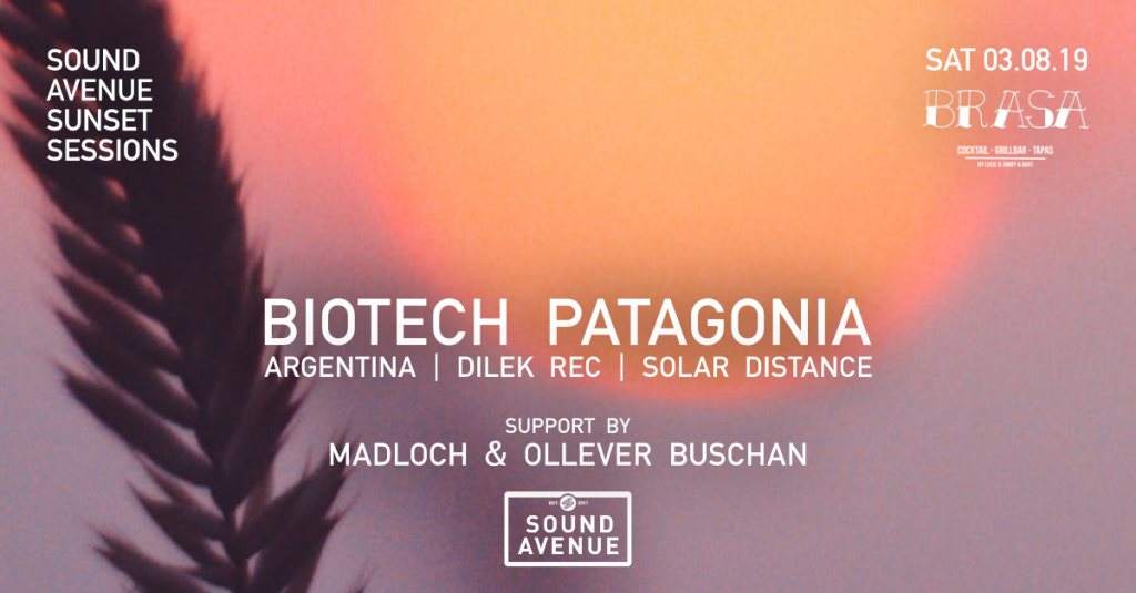 Sound Avenue Sunset Sessions - Biotech Patagonia - Página frontal