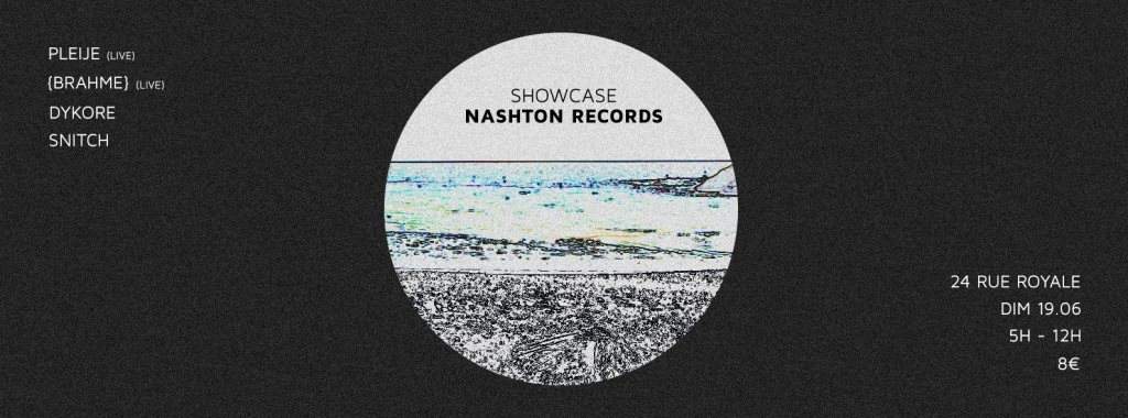 After ≡ Nashton Records Showcase - フライヤー表