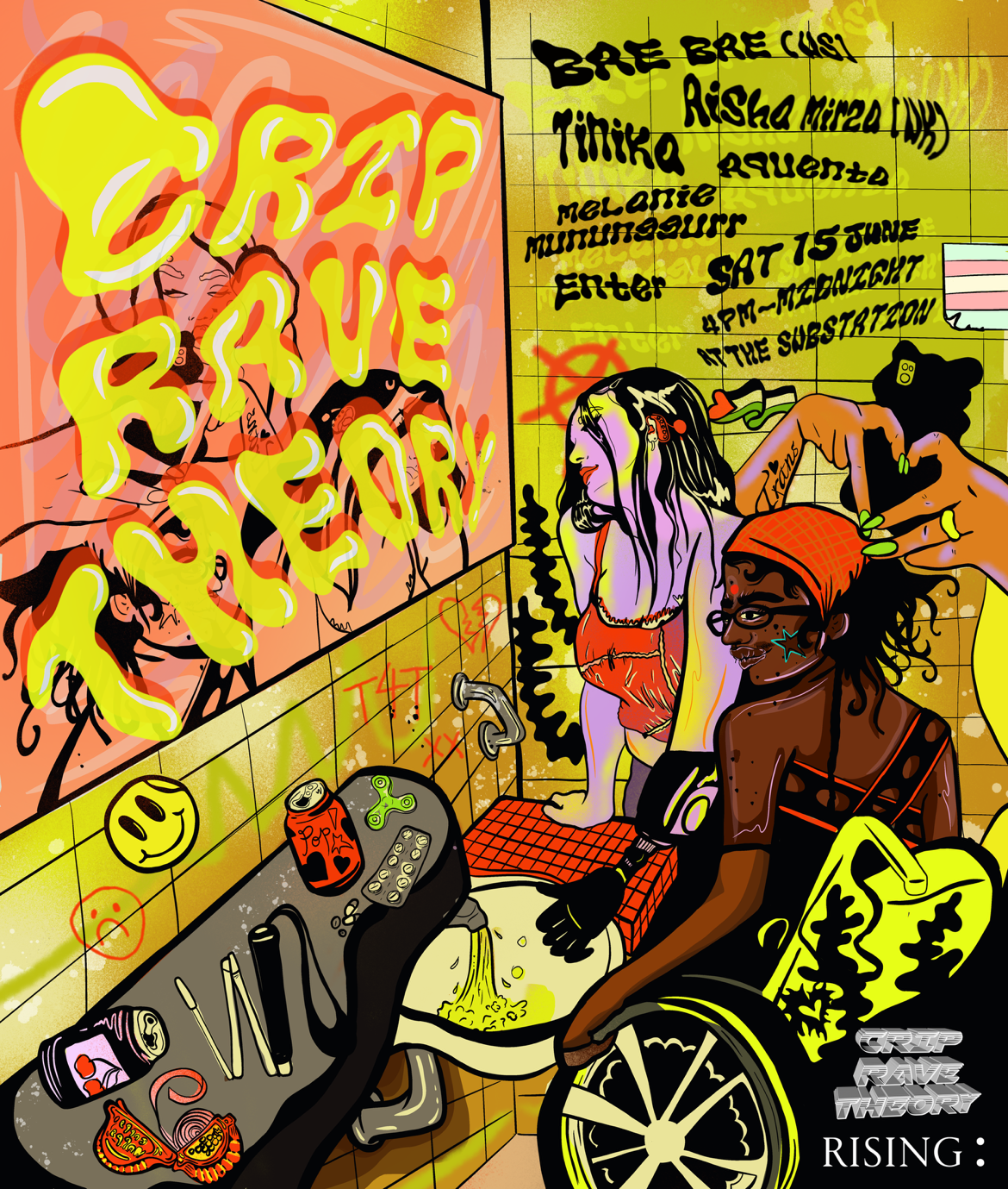 Rising: Crip Rave Theory at The Substation, Melbourne
