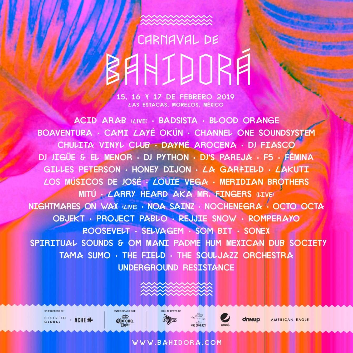 Carnaval de Bahidorá 2019 - Página frontal