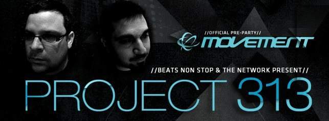 Movement Pre Party with Project 313 - Página trasera