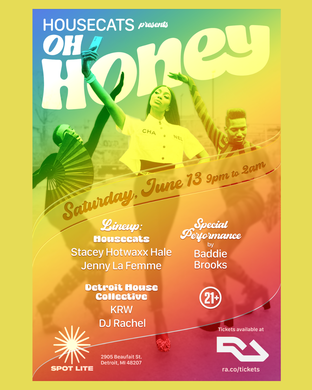 HOUSECATS PRESENTS: OH HONEY at Spot Lite Detroit, Detroit · Tickets