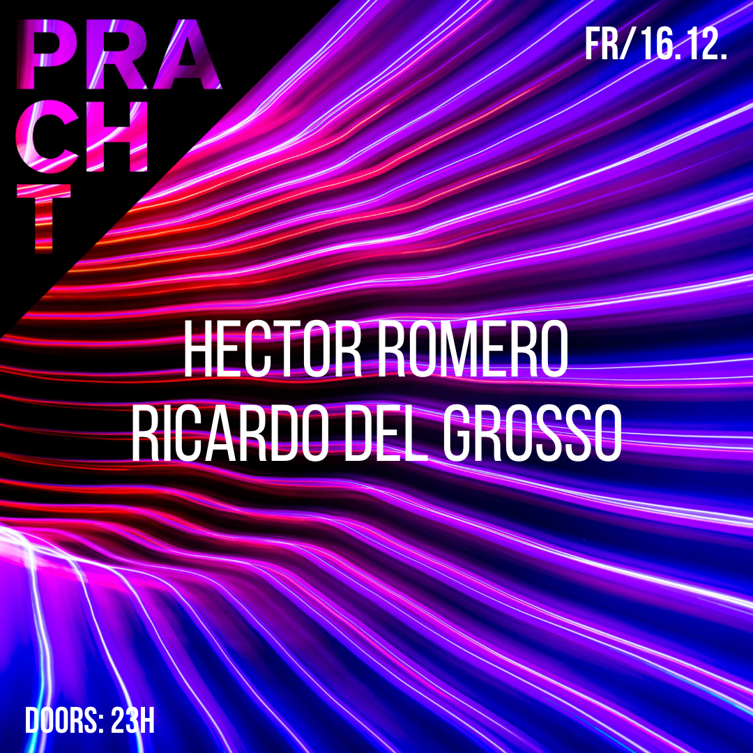 Hector Romero & RICARDO DEL GROSSO - フライヤー表
