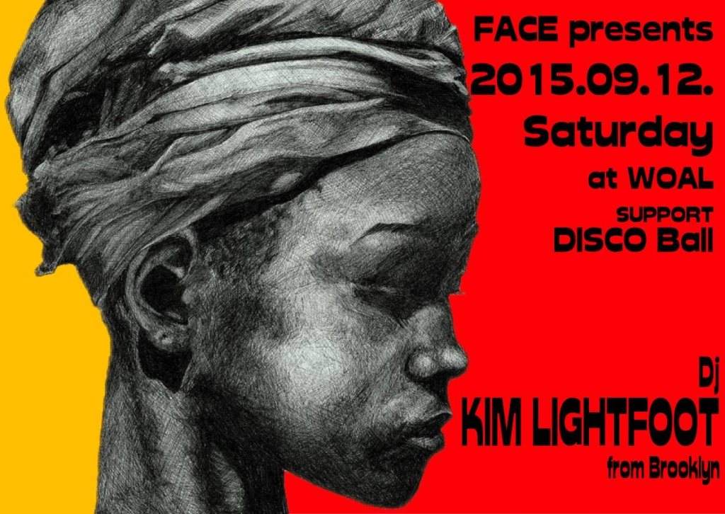 Face presents Kim Lightfoot Japan Tour 2015 - フライヤー表