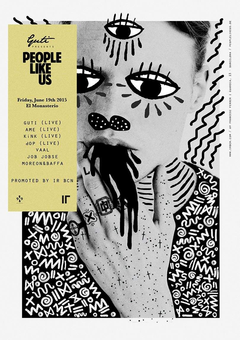 IR presents: People Like Us by Guti - Página frontal