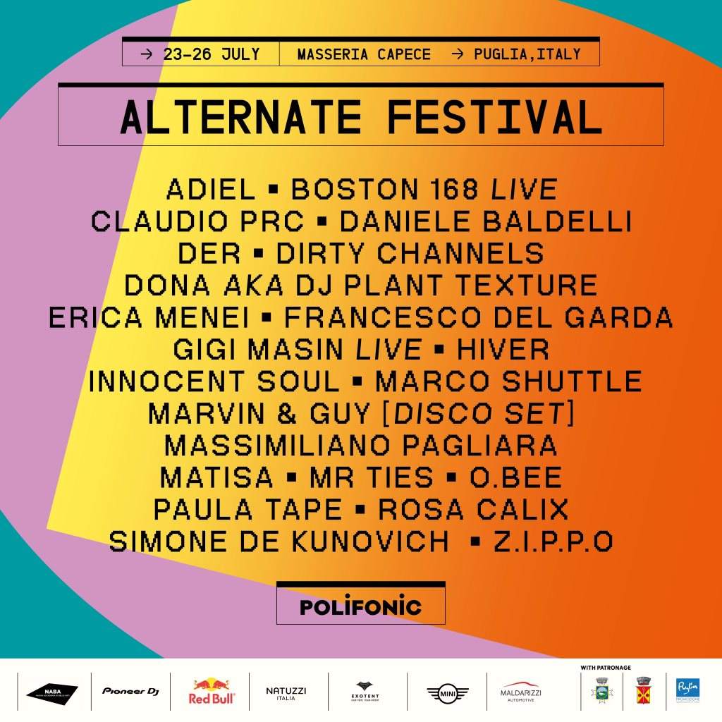 Alternate Festival - Página frontal