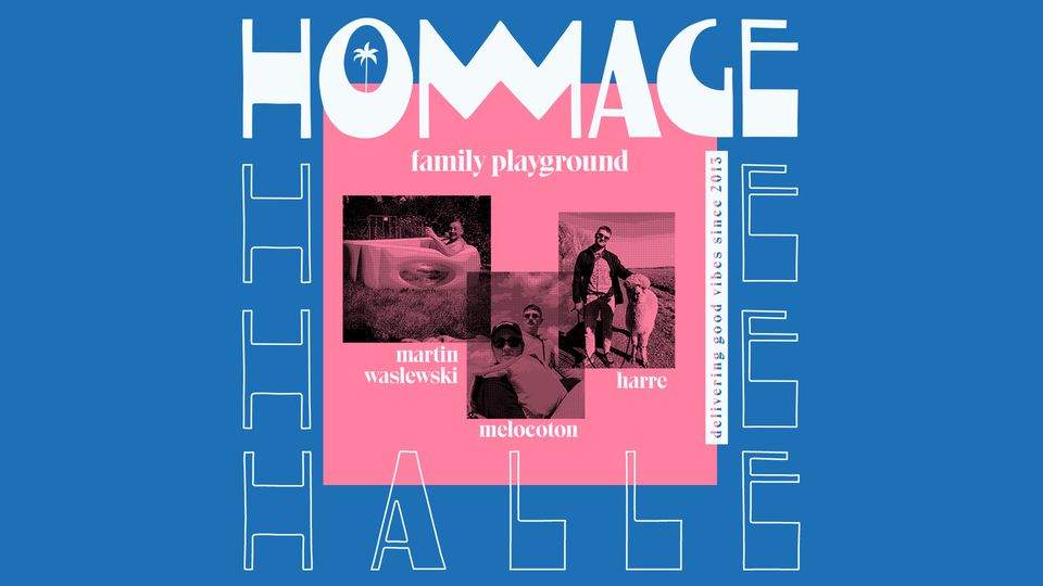 Hommage /// Martin Waslewski, Melocoton, Harre - フライヤー表
