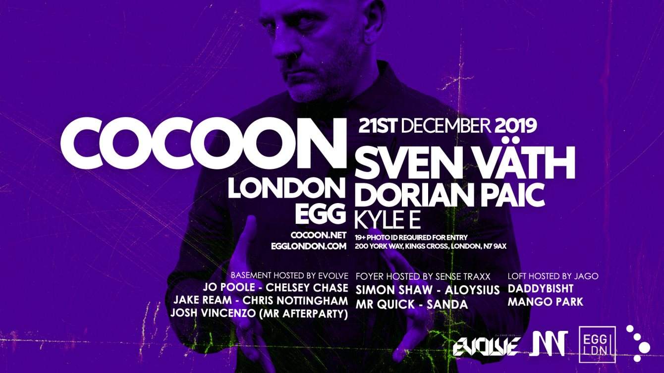 Cocoon London with Sven Väth, Dorian Paic & Kyle E - Página frontal