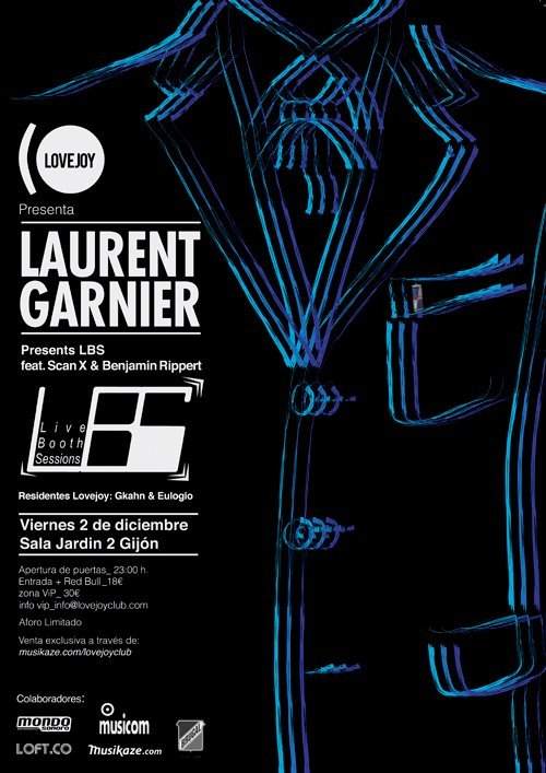 Laurent Garnier present L.B.S - フライヤー表