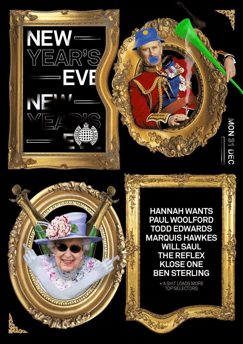 NYE Party - with Hannah Wants - フライヤー表