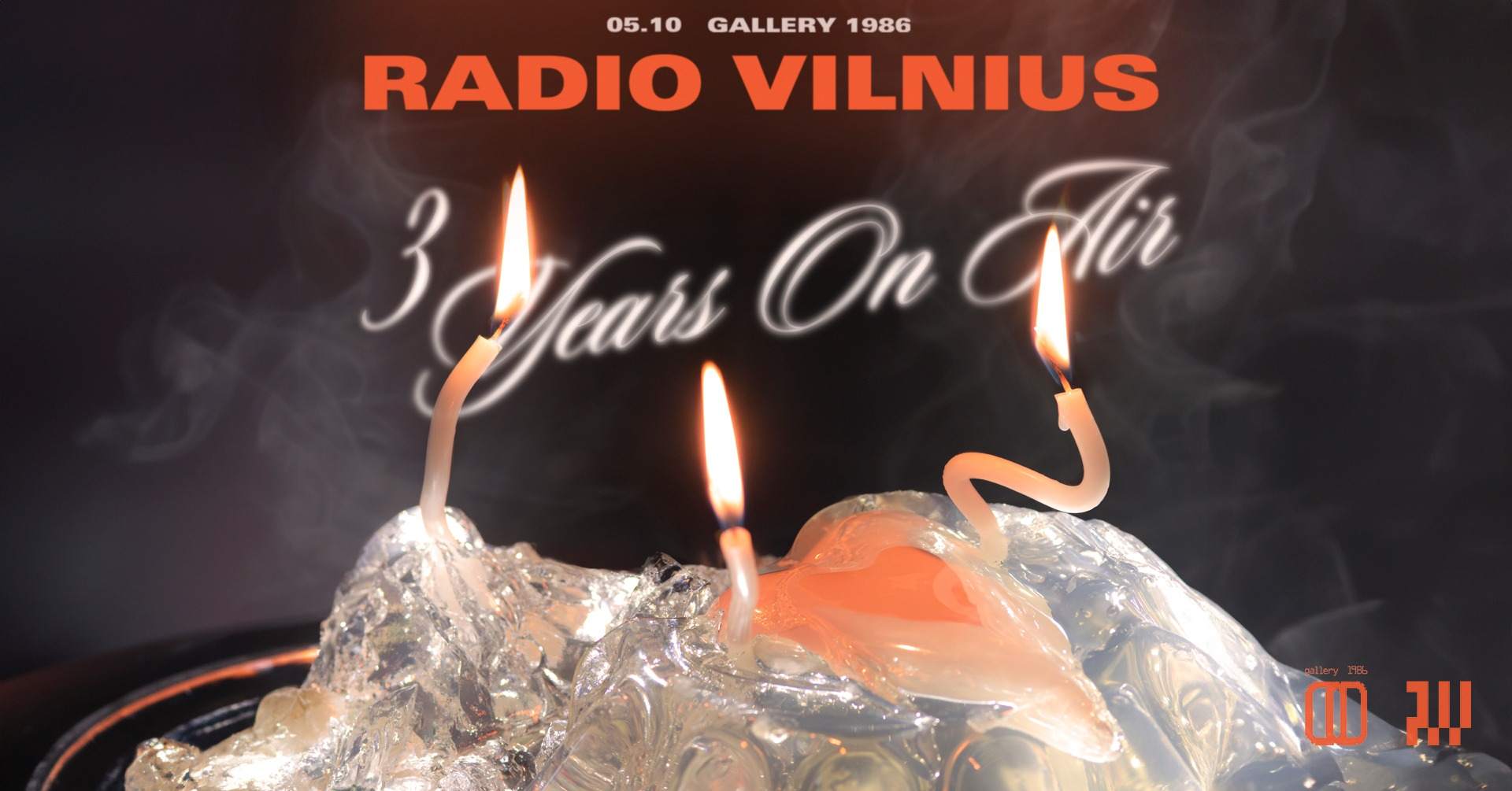 RADIO VILNIUS. 3 YEARS ON AIR - フライヤー表