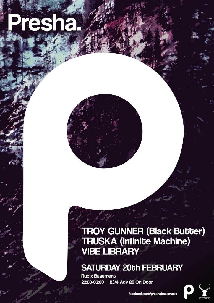 Presha Bass Music Ft. Troy Gunner, Truka & Vibe Library - フライヤー表