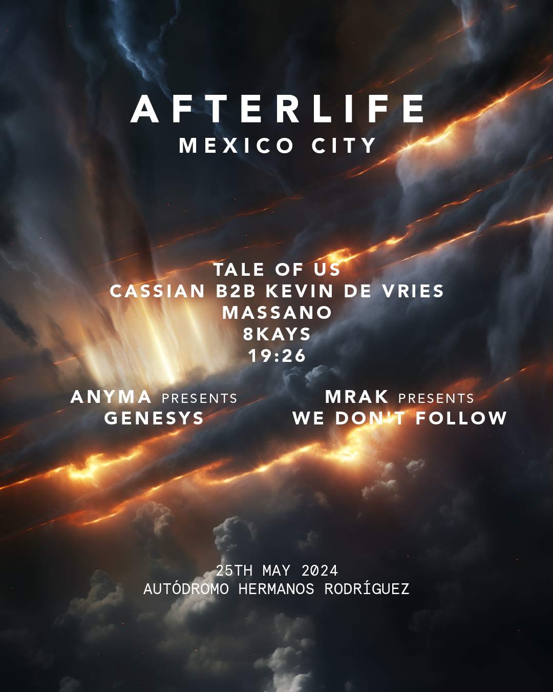 Afterlife Mexico City 2025 en Autodromo Hermanos Rodriguez, Ciudad de