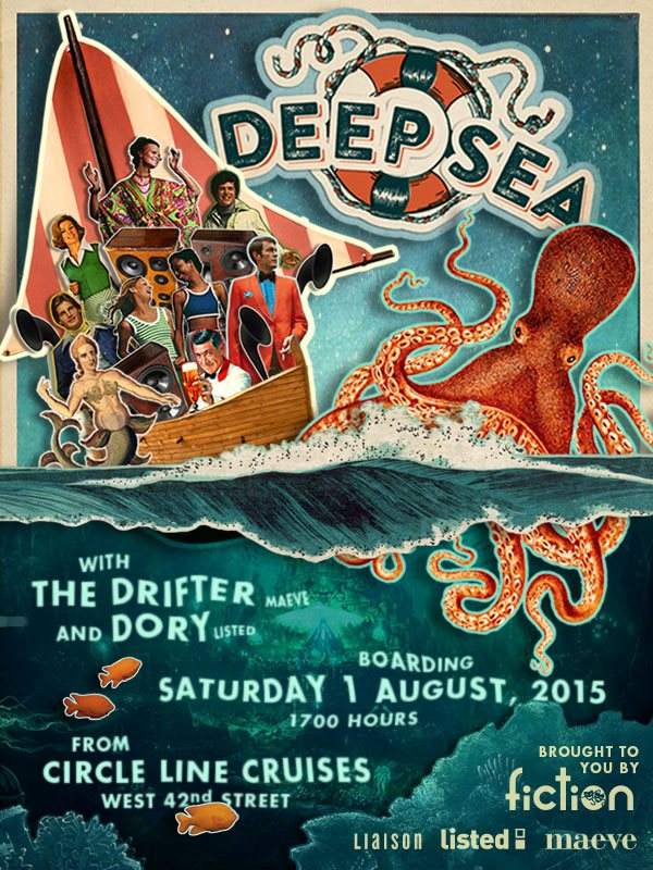 Fiction presents Deep Sea Cruise with The Drifter & Dory - Página trasera