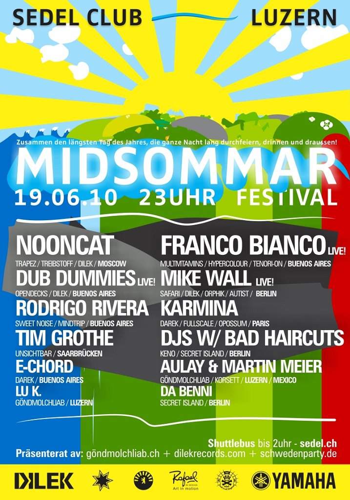 Midsommar Festival - フライヤー表