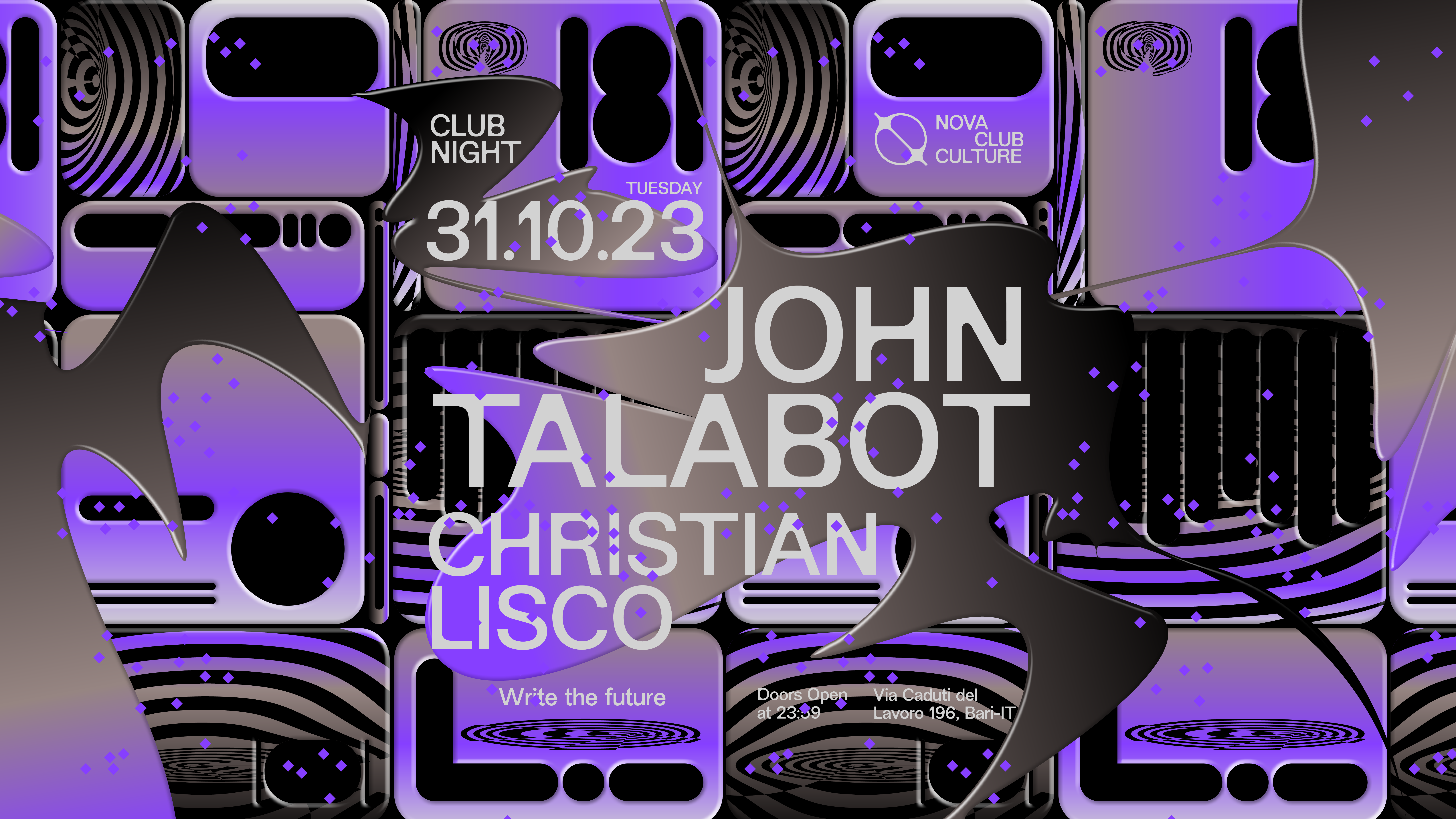 Club Night Halloween Edition with John Talabot - Página frontal