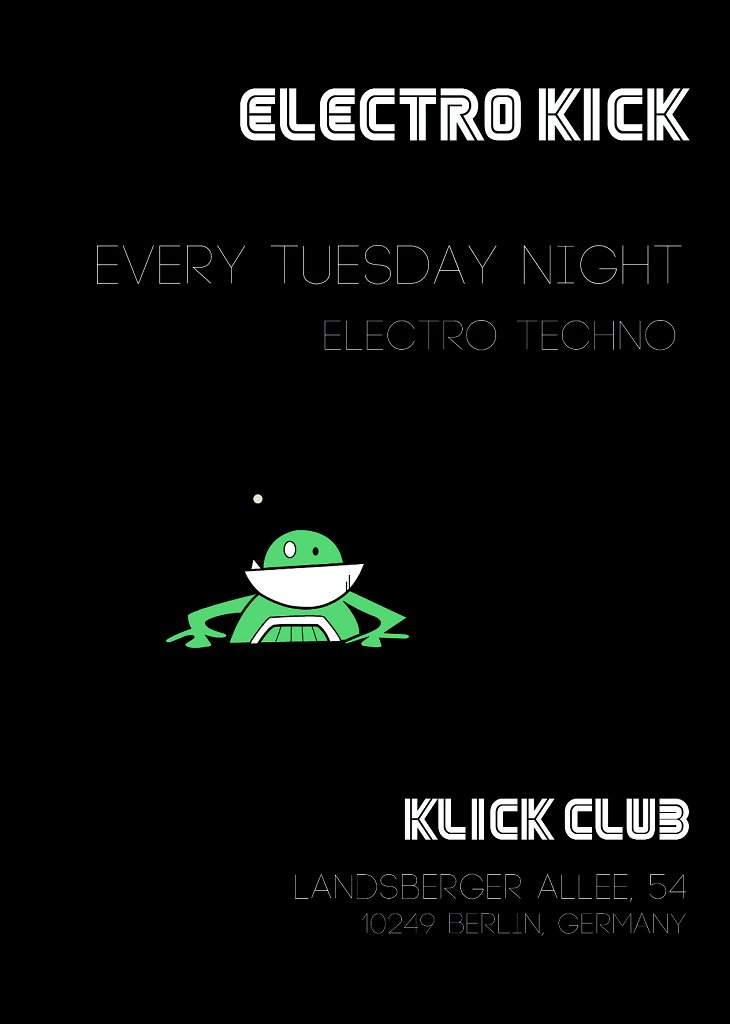 Electro Kick - Opening Party - フライヤー表