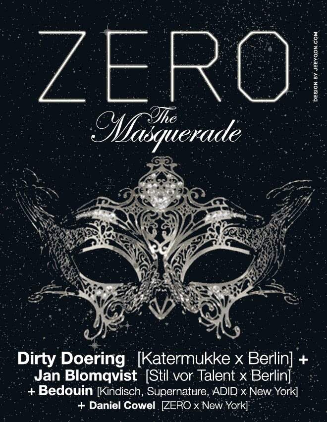 Zero presents... The Masquerade with Dirty Doering, Jan Blomqvist, Bedouin - Página frontal