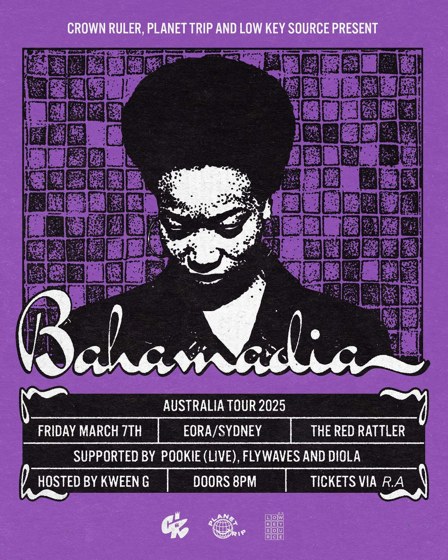 Crown Ruler, Planet Trip and Low Key Source pres. Bahamadia at The Red ...