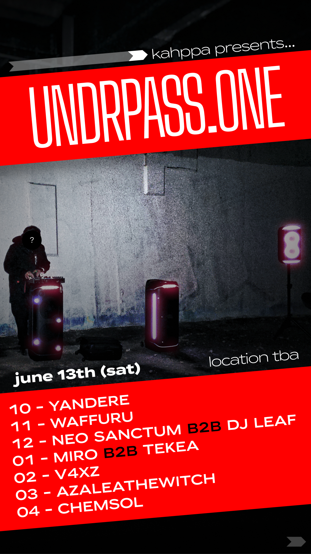 UNDRPASS.ONE at TBA, Toronto · Tickets