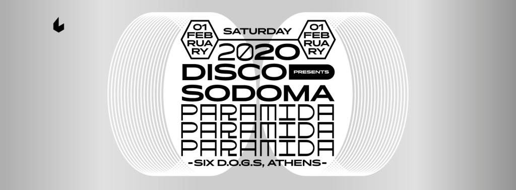 Discosodoma with Paramida - フライヤー裏