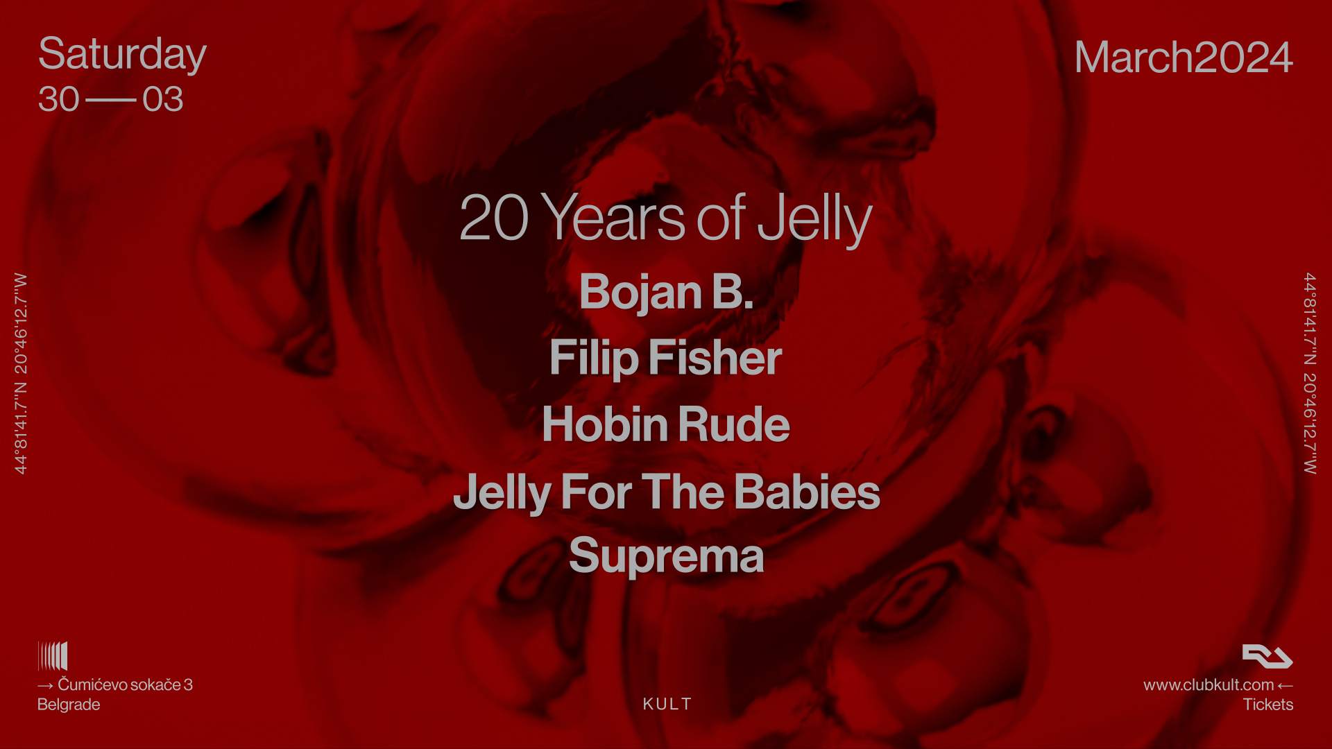 20 Years Of Jelly - Bojan B, Hobin Rude, Filip Fisher, Jelly For The Babies, Suprema - Página trasera