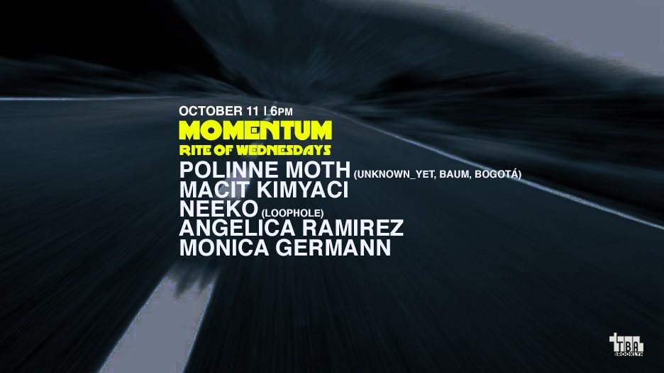 Momentum-RoW with Polinne Moth / Macit Kimyaci / Neeko - フライヤー表