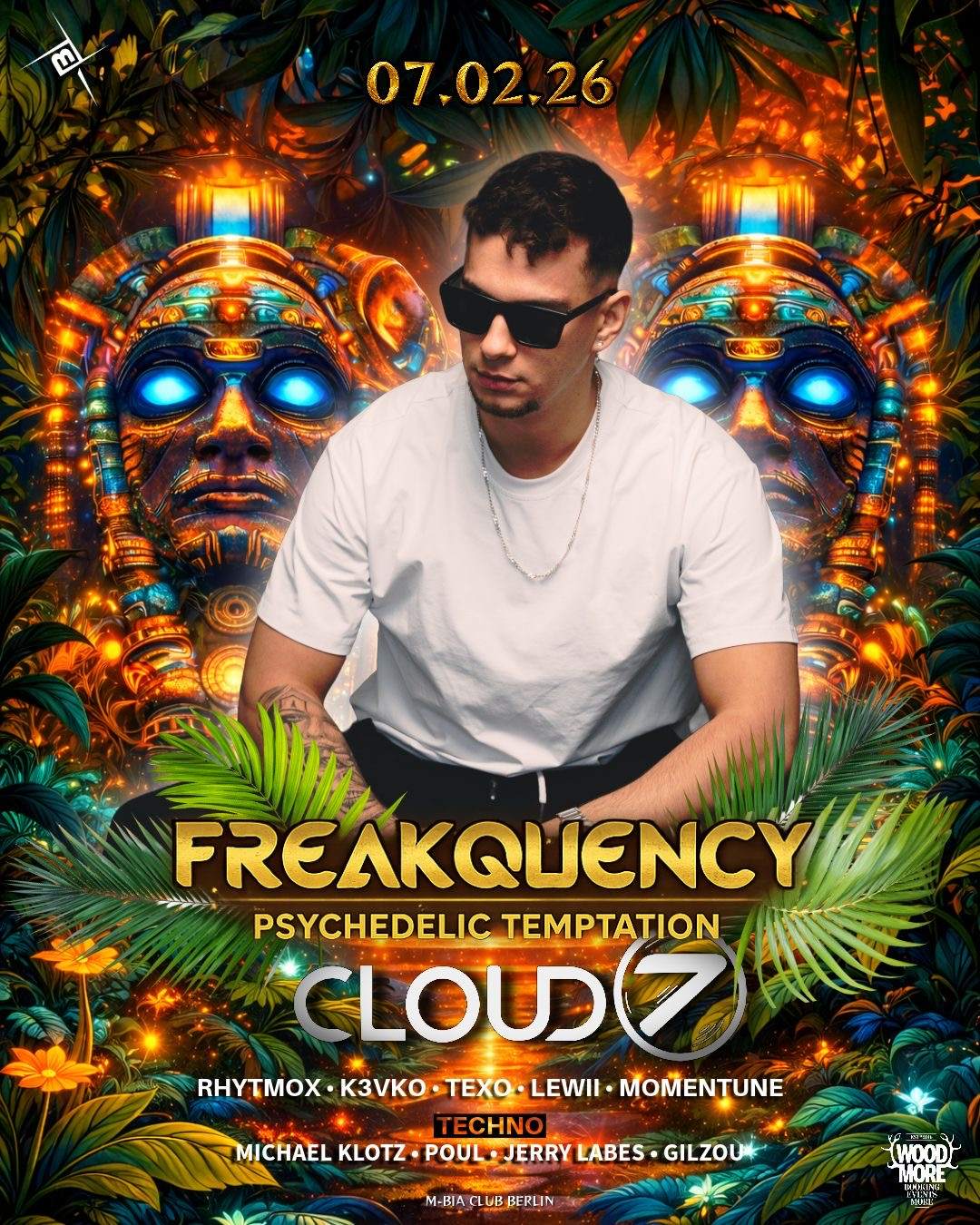 Freakquency with Cloud7 at M-BIA, Berlin