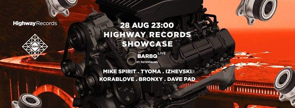 Highway Records Showcase with Barbq at Rodnya - フライヤー表