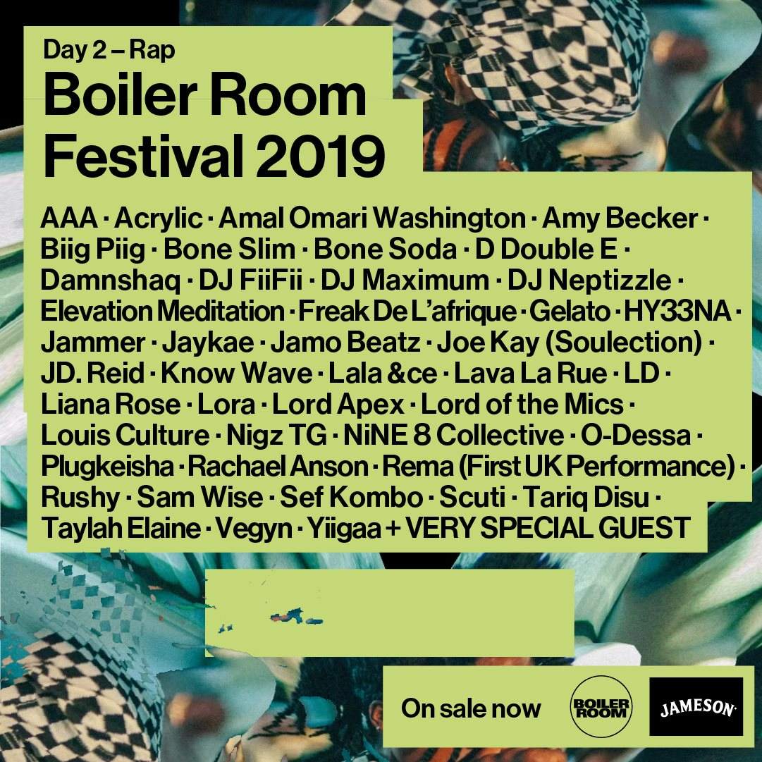Boiler Room Festival Day 2: Rap - Página frontal