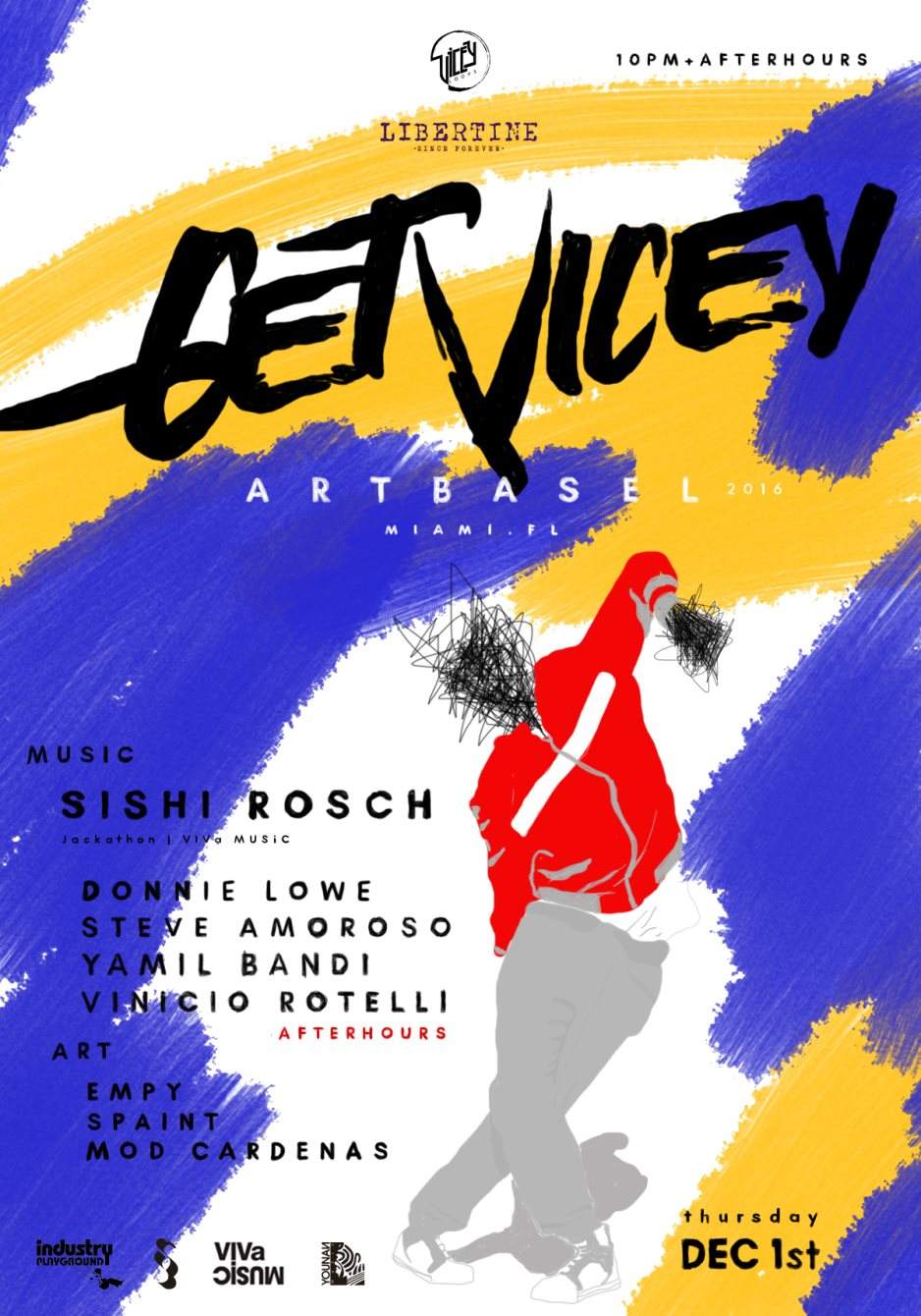 Get Vicey with Sishi Rosch - フライヤー表
